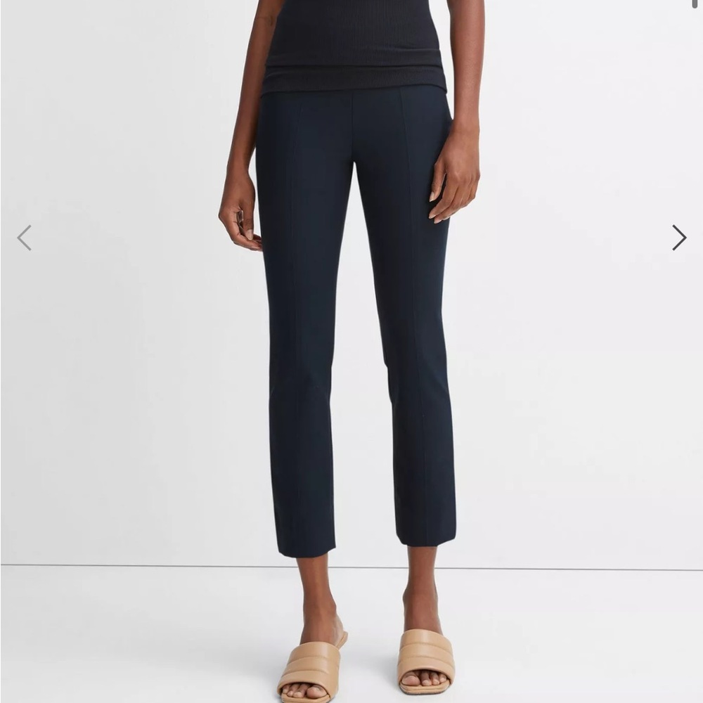 Vince Bobbi High-Rise Stitch-Seam Ponte Legging